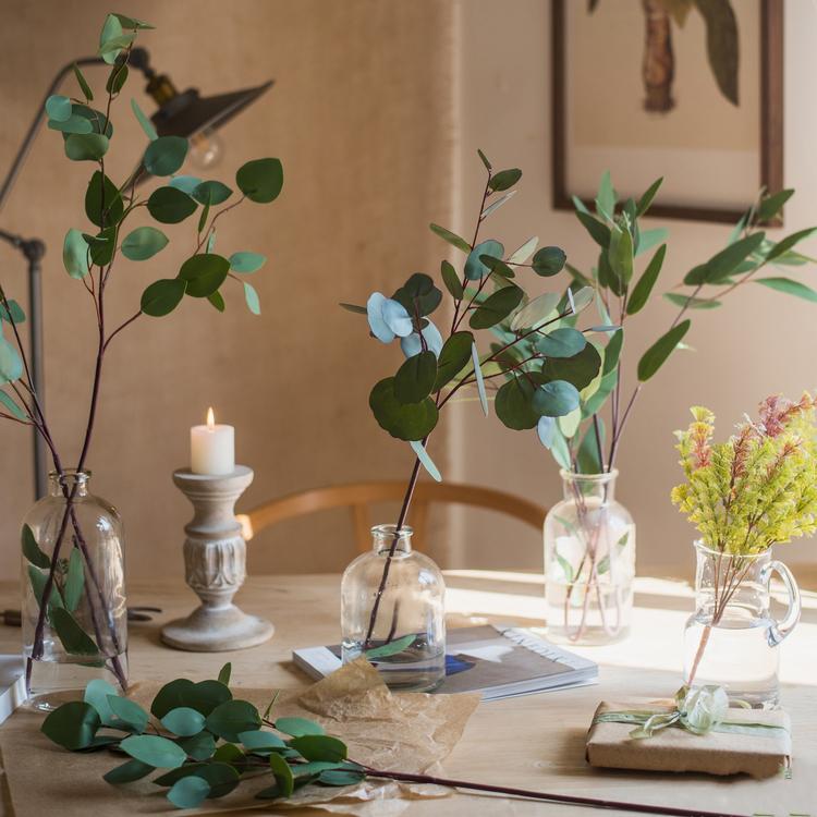 Faux Eucalyptus Leaf in Various Shapes