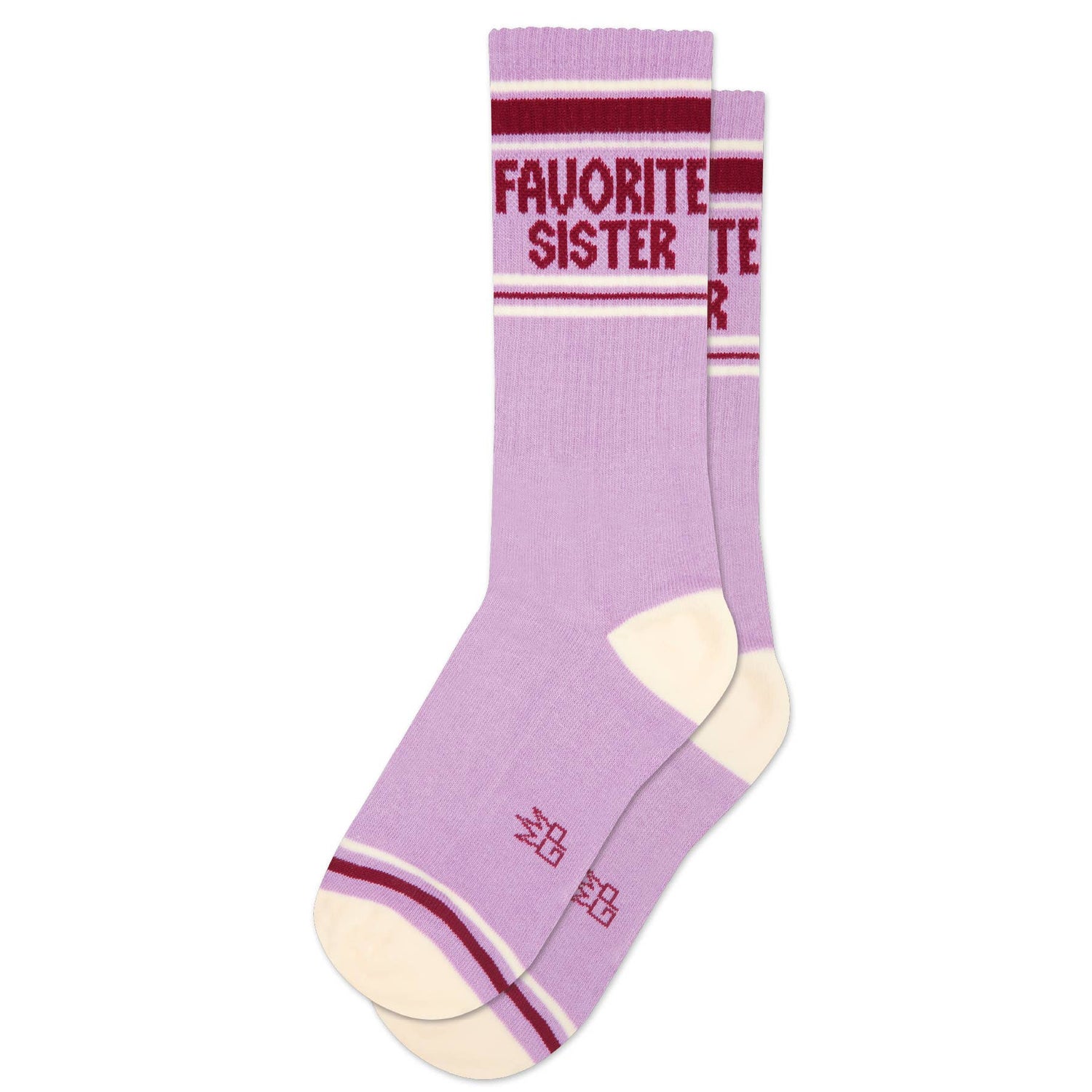 Gumball Poodle - Favorite Sister Gym Crew Socks - Jennie Dots 