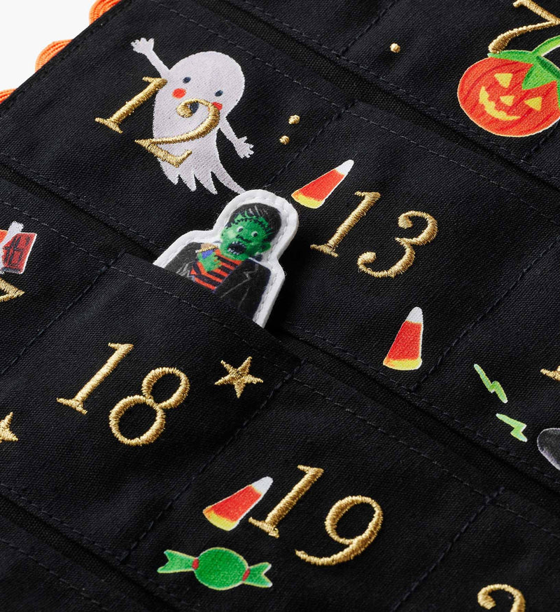 Rifle Paper Co. - Halloween Parade Embroidered Hanging Countdown Calendar