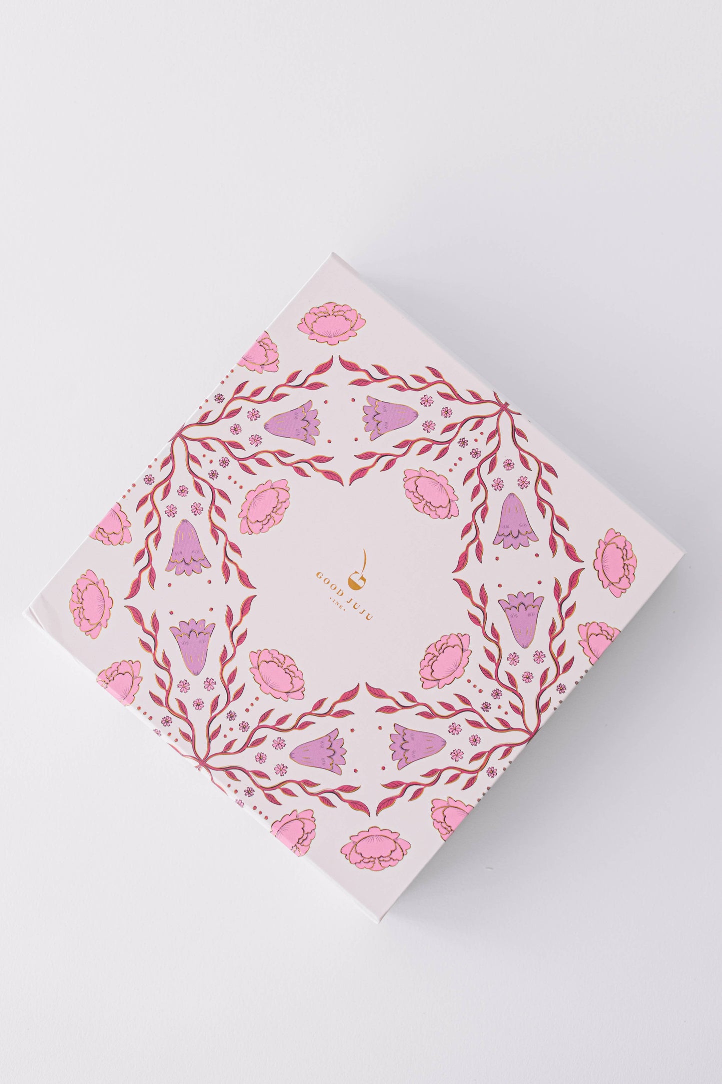 Folk Pattern Luxury Stationery Set - Pink/Purple