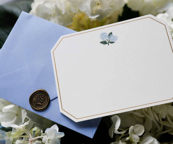 Rifle Paper Co. - Hydrangea Letter Writing Set - Jennie Dots