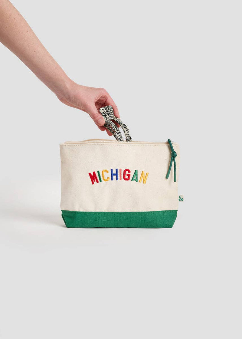 Alice & Wonder - Michigan Icons Pouch