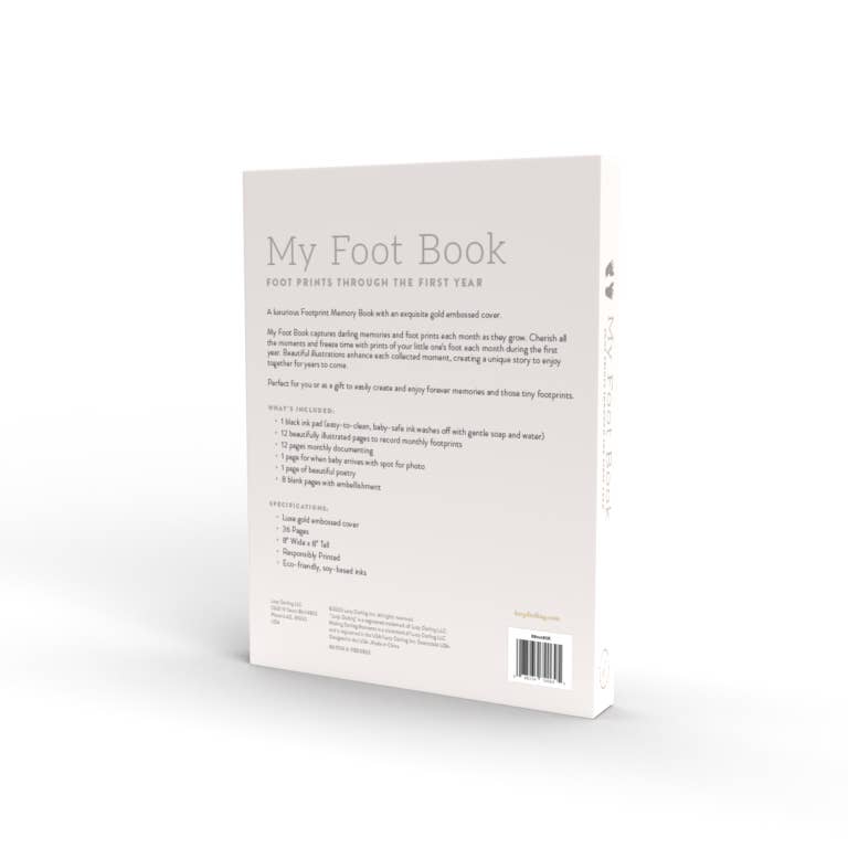 My Foot Book: Footprints through the first year - Jennie Dots 