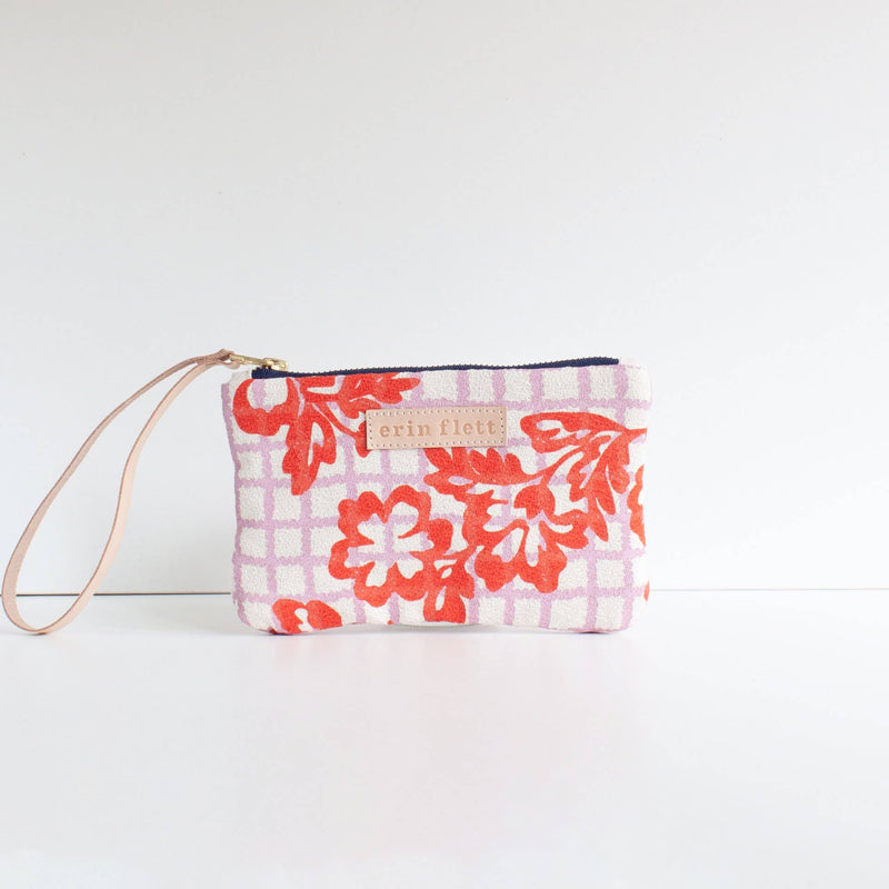 Erin Flett - Anthro Orange + Lilac Betty Wristlet