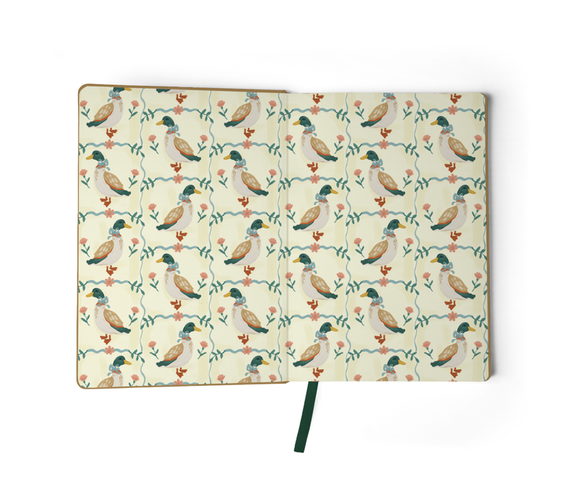 Denik - Ducky Hardbound Embroidered Notebook