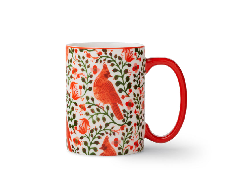 Rifle Paper Co. - Cardinals Porcelain Mug - Jennie Dots