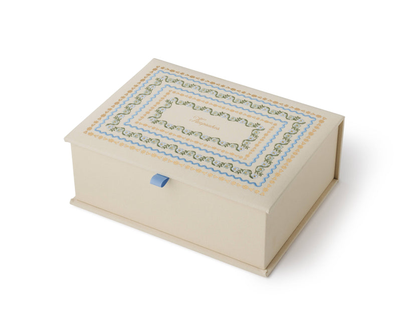 Rifle Paper Co. - Delphine Large Embroidered Keepsake Box