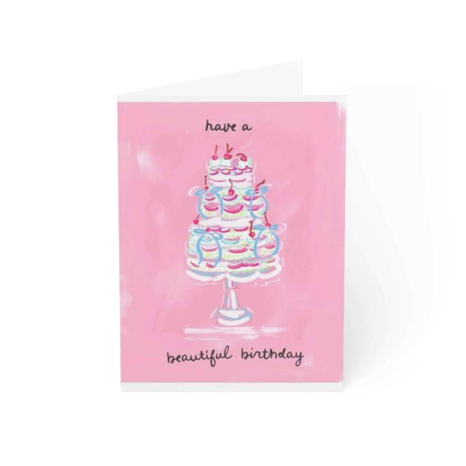 BEAUTIFUL BIRTHDAY - Note Card - Jennie Dots