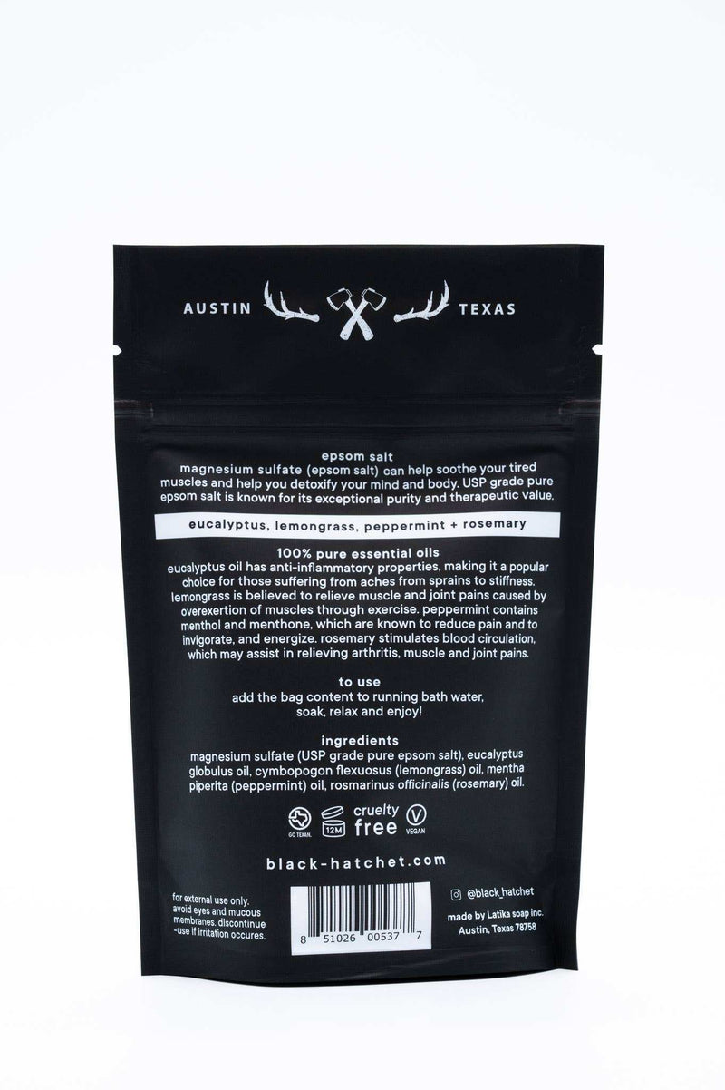 Black Hatchet - Black Hatchet Muscle Bath Salt - Jennie Dots