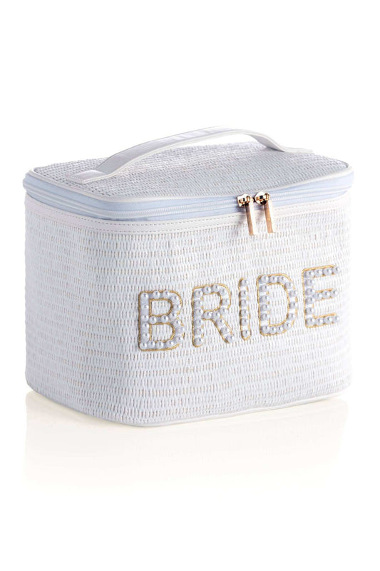 "Bride” Cosmetic Case - Jennie Dots