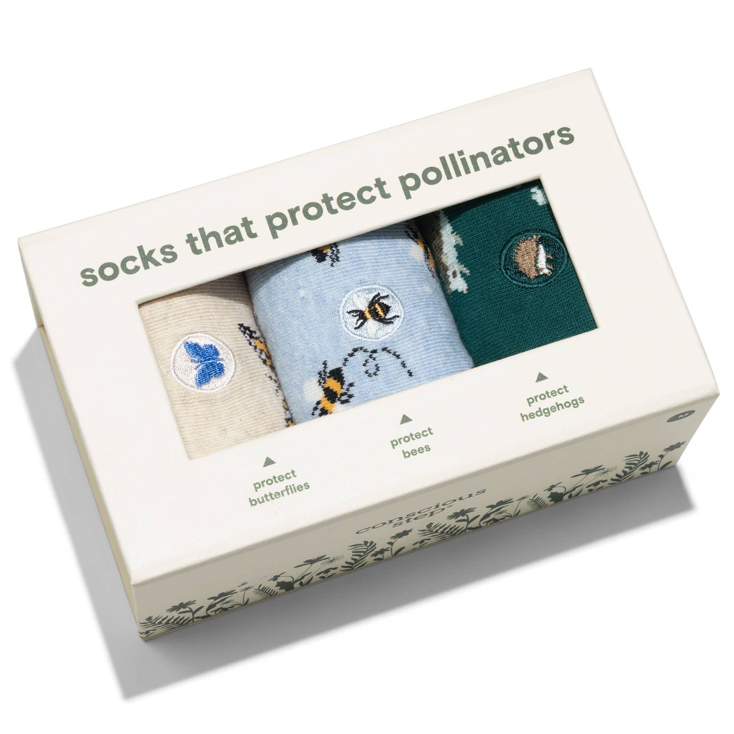 Boxed Set Socks that Protect Pollinators - Jennie Dots 