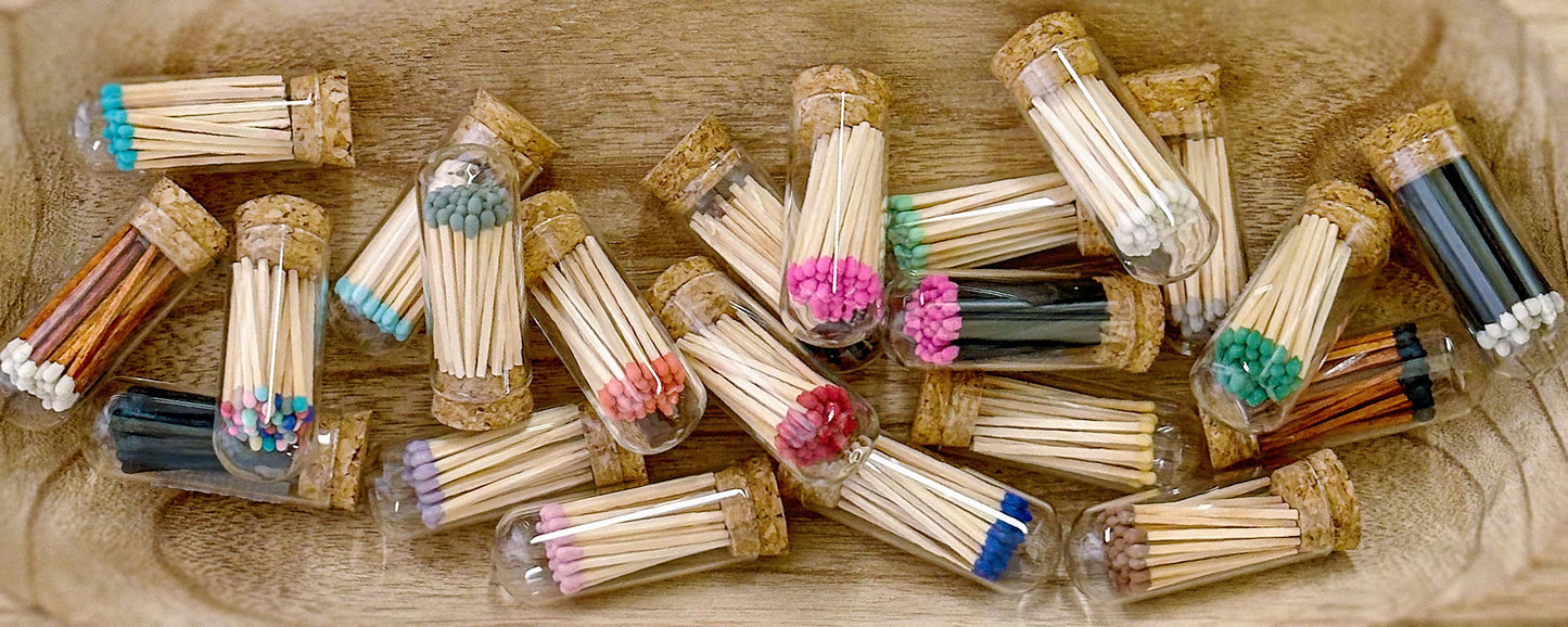 2" Matches + Mini Cloche - Colors of Your Choice + Strikers