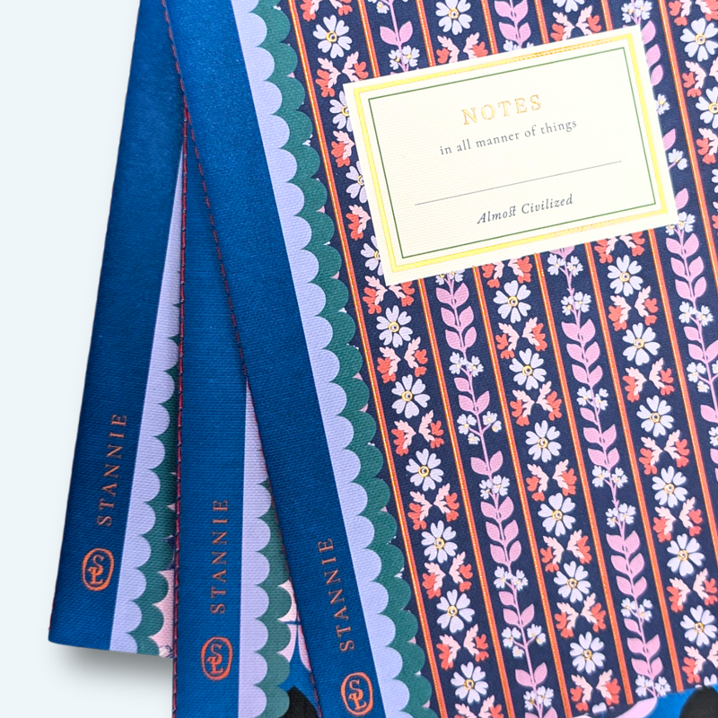 Stannie & Lloyd - Notebook Trio - Modern Toile