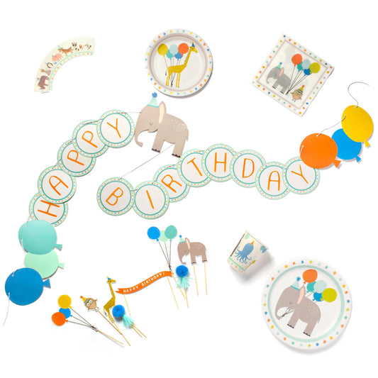 Lucy Darling - Party Animal Baby Birthday Party Kit - Jennie Dots