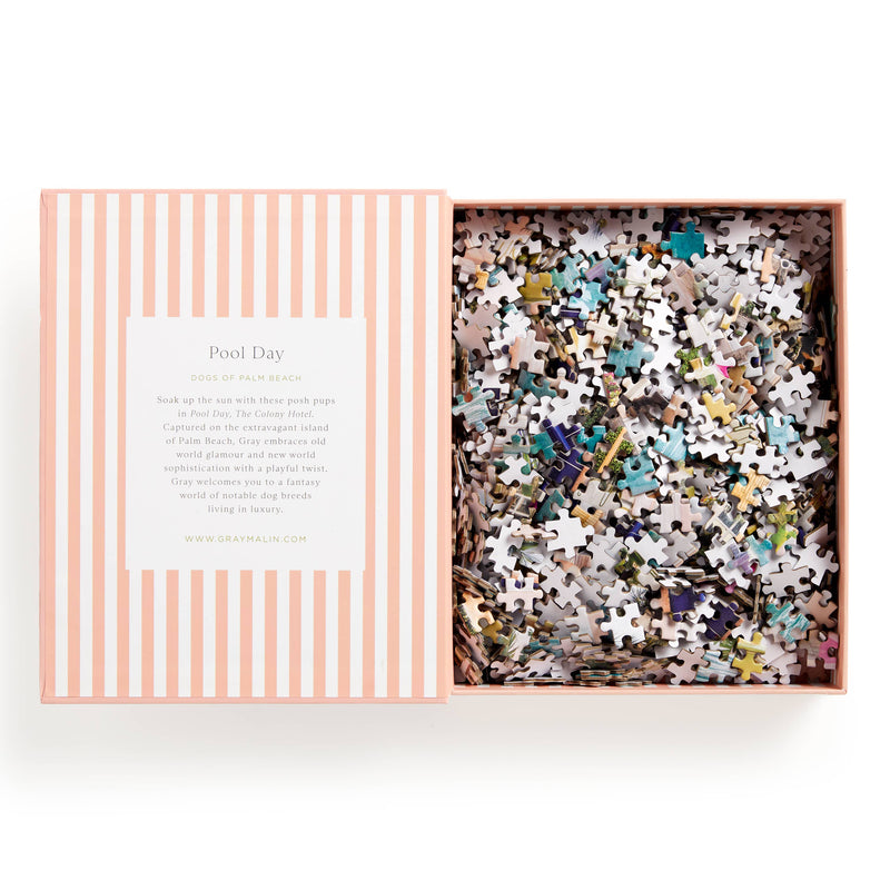 Gray Malin Palm Beach 1000 Piece Book Box Puzzle