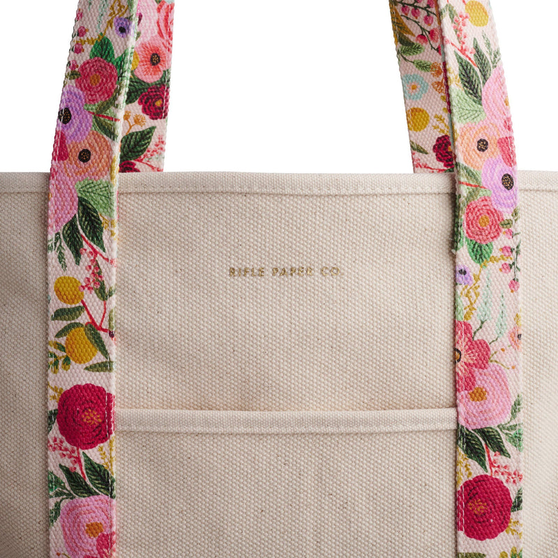 Rifle Paper Co. - Garden Party Canvas Carry All Tote Bag - Jennie Dots