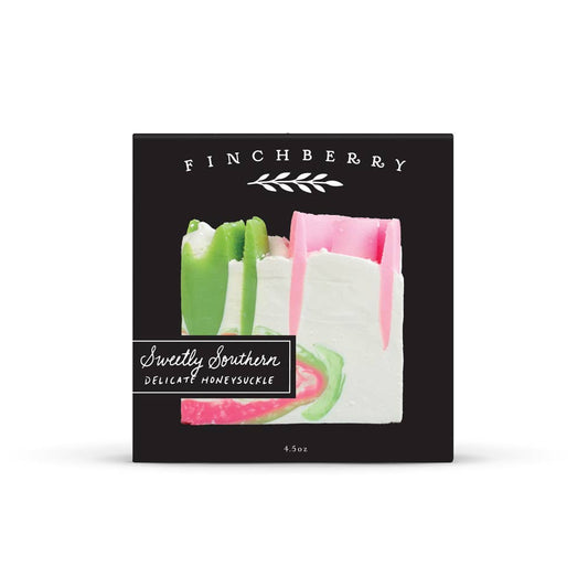 FinchBerry - Sweetly Southern Honeysuckle Scented Gluten-Free Boxed Soap