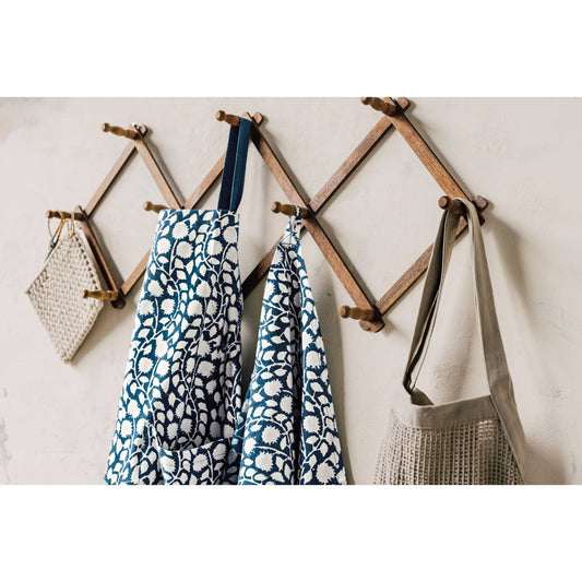 Danica Heirloom - Vinebloom Block Print Apron - Jennie Dots