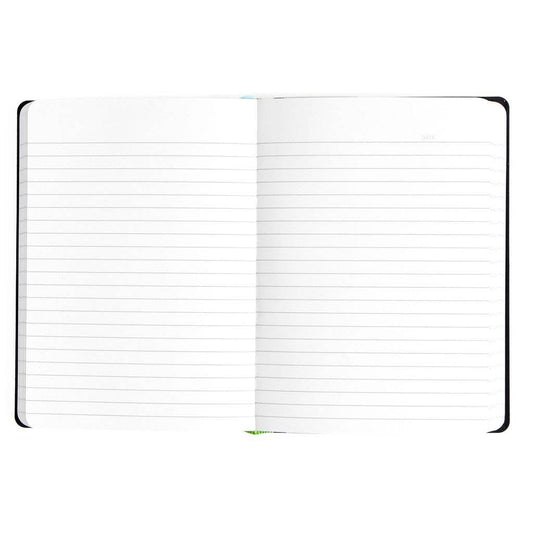 Pippi Post - Light Blue Floral 5x7 Lined Softcover Book Journal