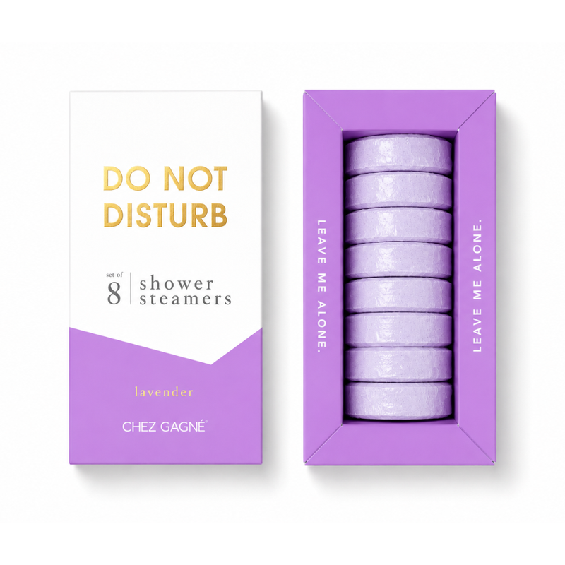 Chez Gagné - Do Not Disturb - Shower Steamers, Self-Care Gift, Lavender