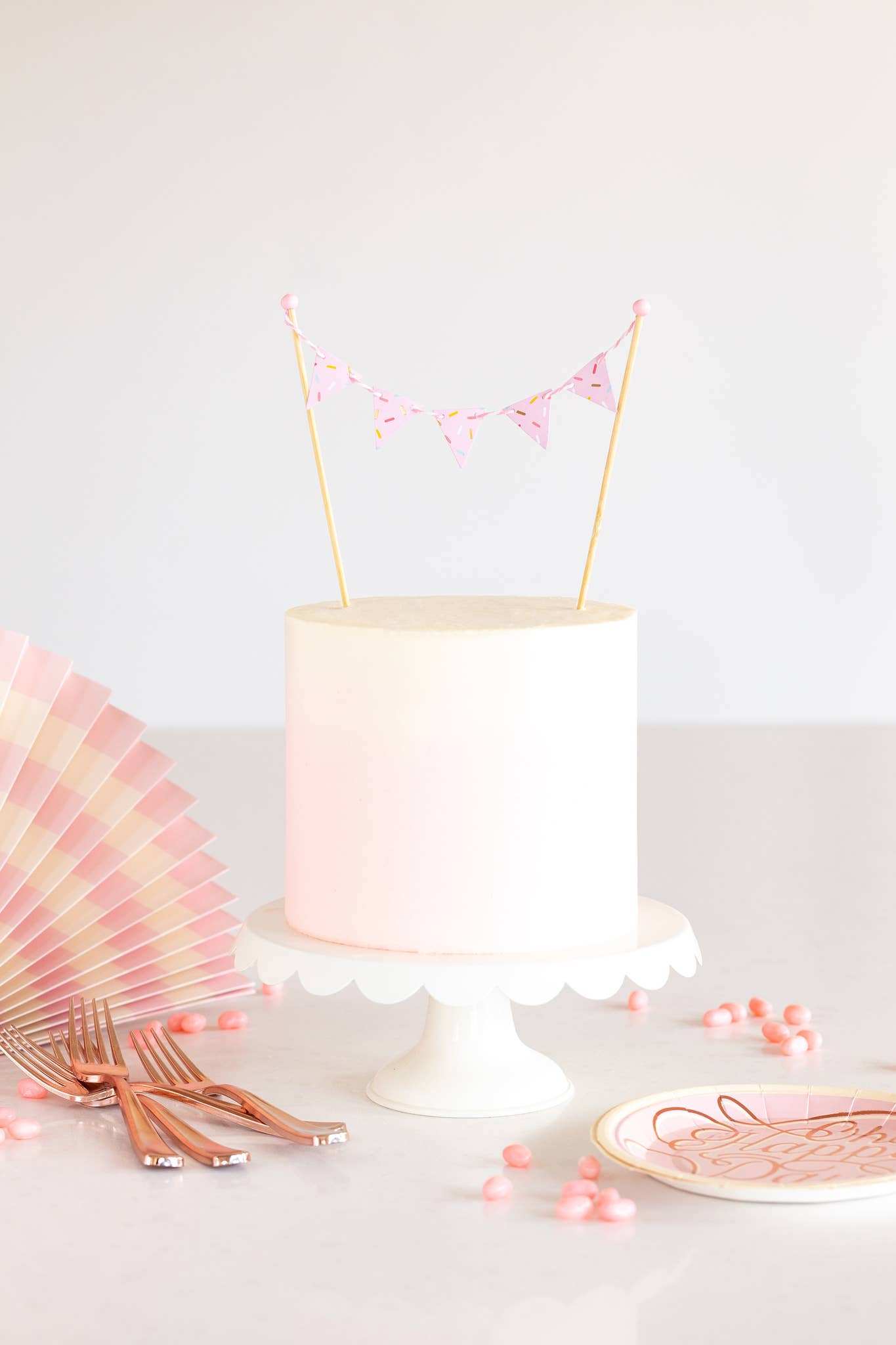 Cake By Courtney Bunting Cake Topper - Jennie Dots