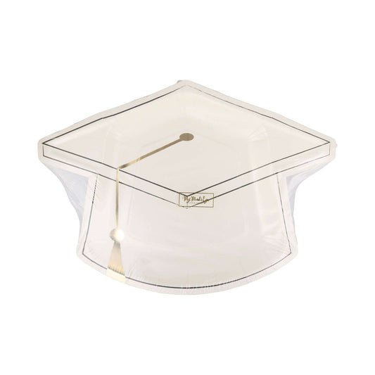 Cap Shaped Plate - Jennie Dots