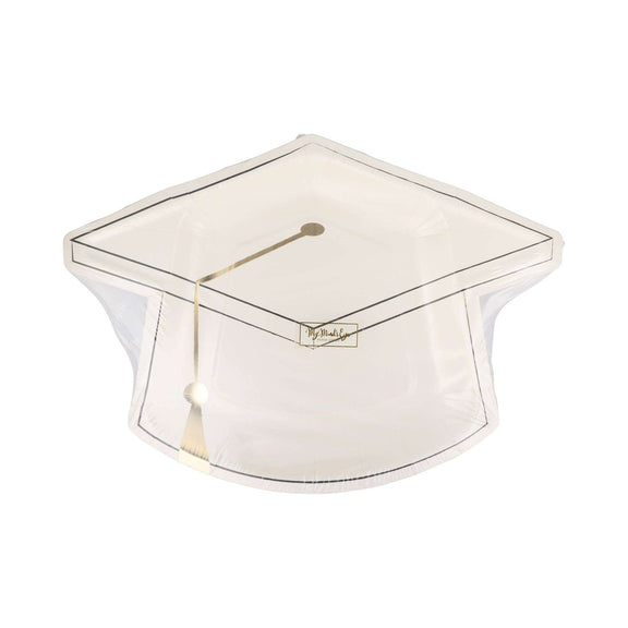 Cap Shaped Plate - Jennie Dots