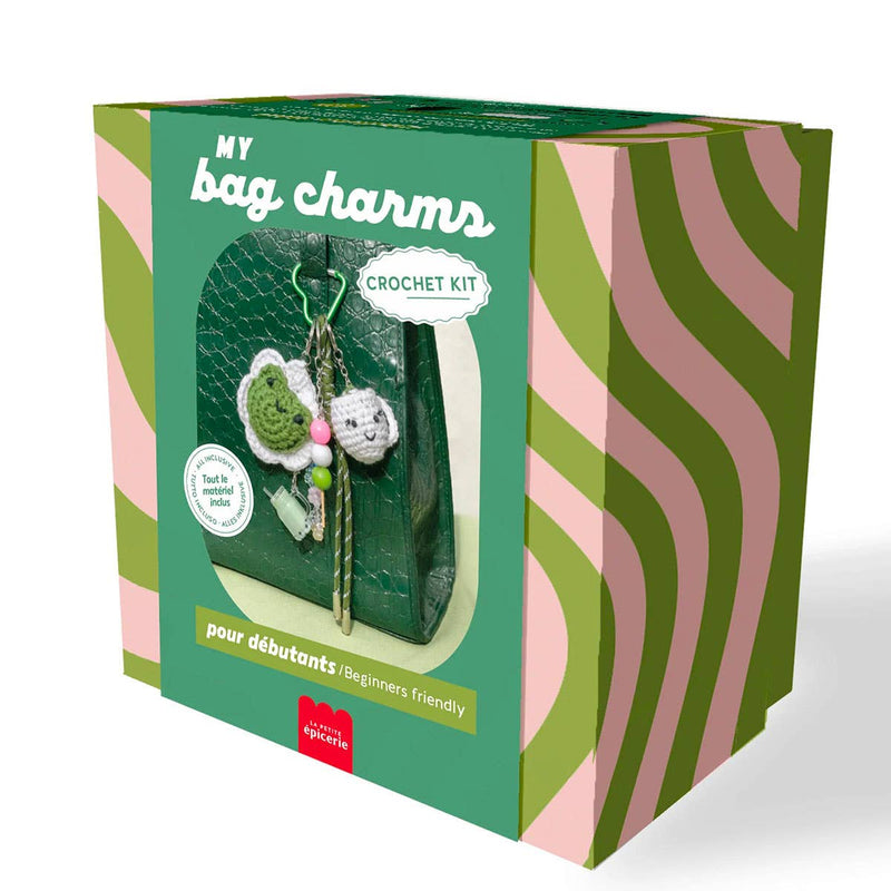La Petite Épicerie - DIY Crochet Bag Charm Kit - Matcha Club