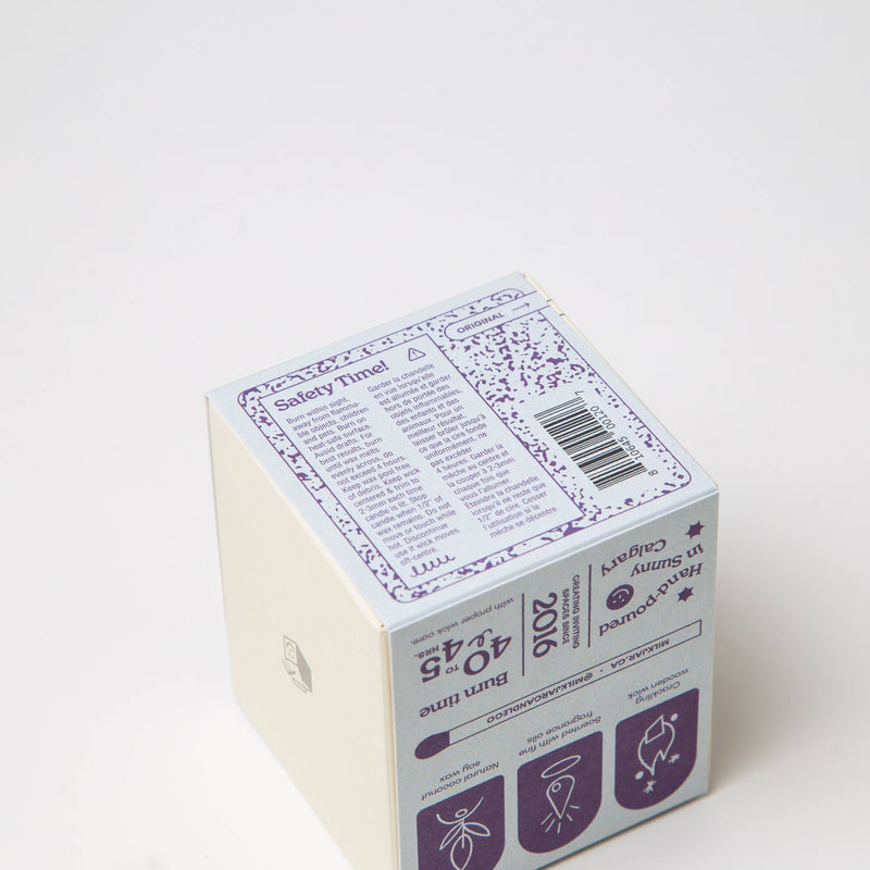 Milk Jar Candle Co. - Blueberry Tea - Blueberry, Amber, Vanilla Coconut Soy Candle