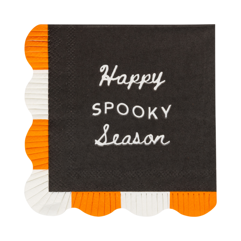 My Mind’s Eye - Happy Spooky Season Fringed Napkin