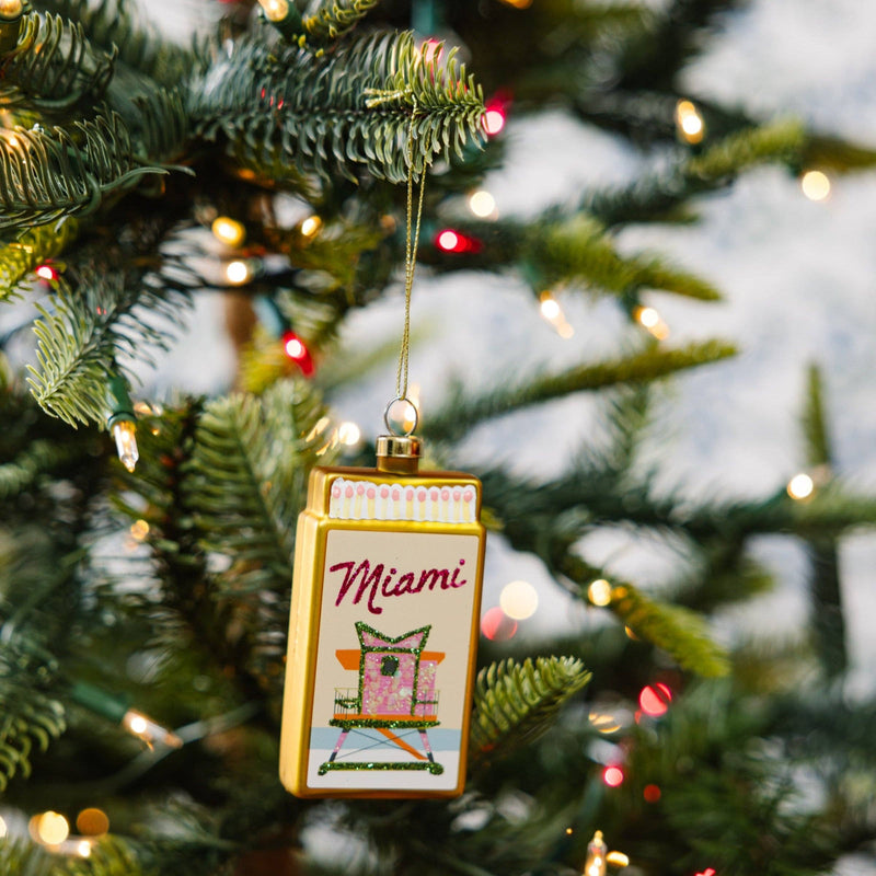 Furbish Studio - Matchbook Ornament - Miami
