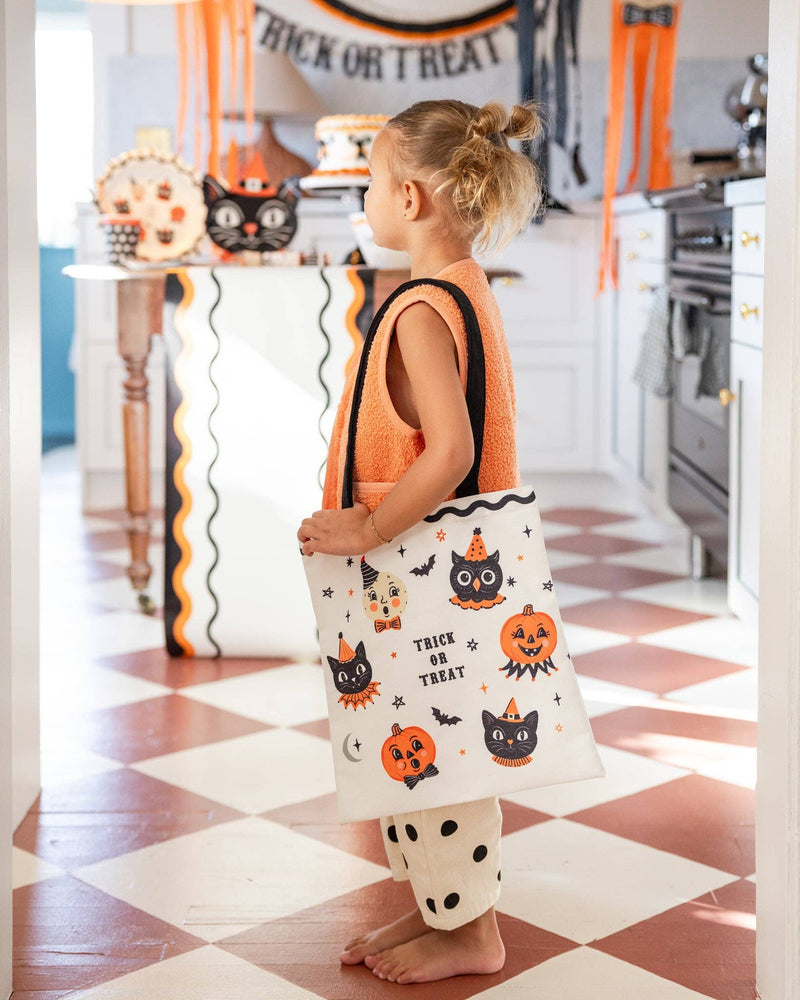 My Mind’s Eye - Vintage Halloween Characters Canvas Tote Bag