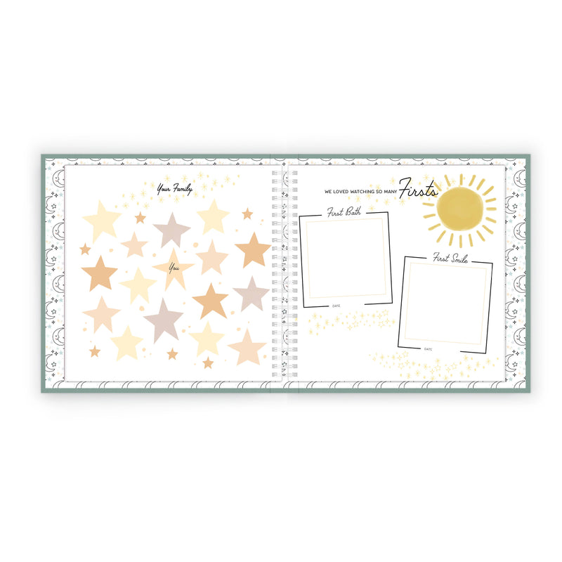 Lucy Darling - Celestial Skies Luxury First Year Baby Memory Book