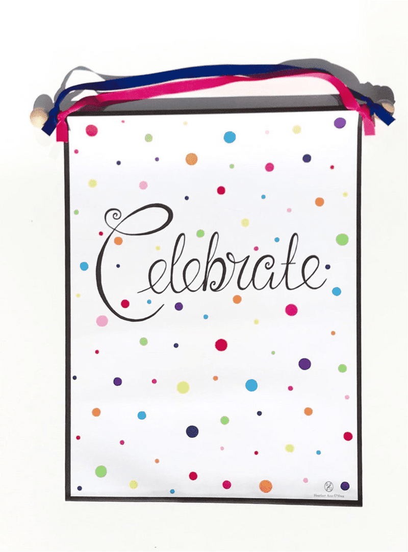 Celebrate Banner - Jennie Dots