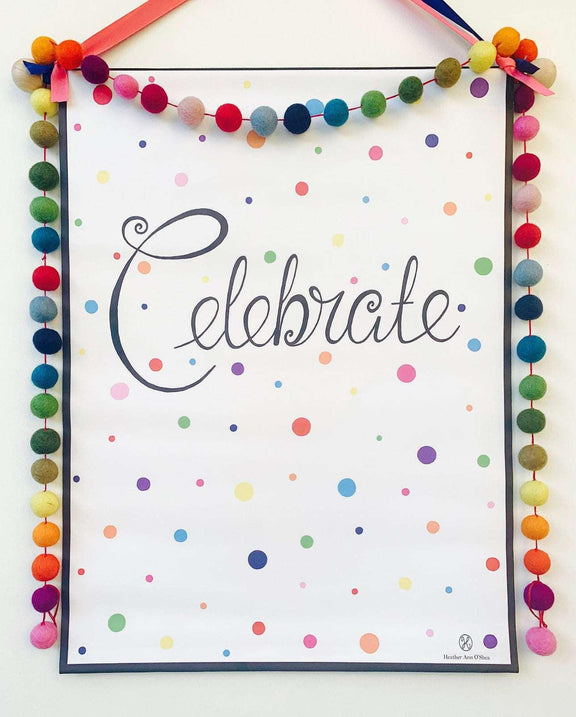 Celebrate Banner - Jennie Dots