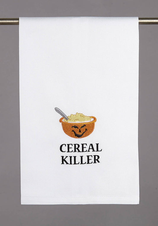 Cereal Killer Kitchen Towel - Jennie Dots