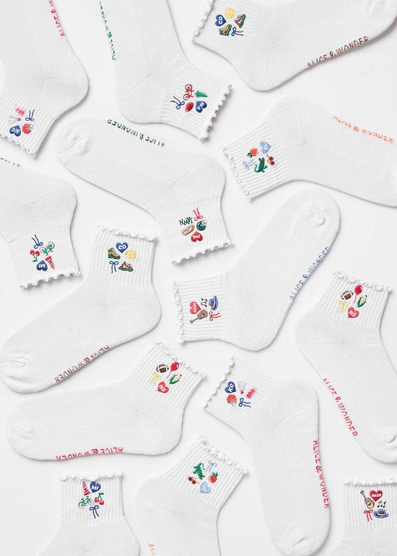 Alice & Wonder - Colorado Icons Ruffle Sock