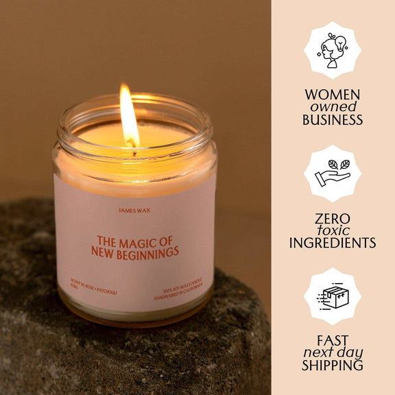 Cheer Up Gift “The Magic of New Beginnings” Candle - Jennie Dots