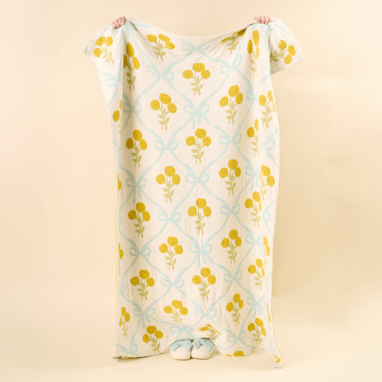Cozy Dreams Luxe Blanket - Marigold Lane Blue - Jennie Dots
