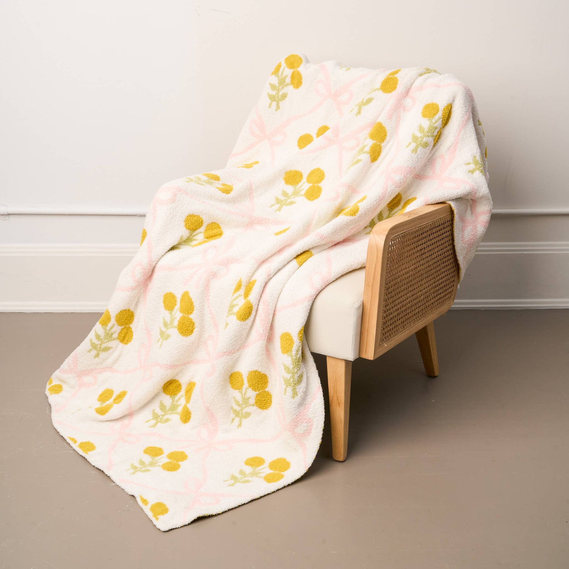 Cozy Dreams Luxe Blanket - Marigold Lane Pink - Jennie Dots