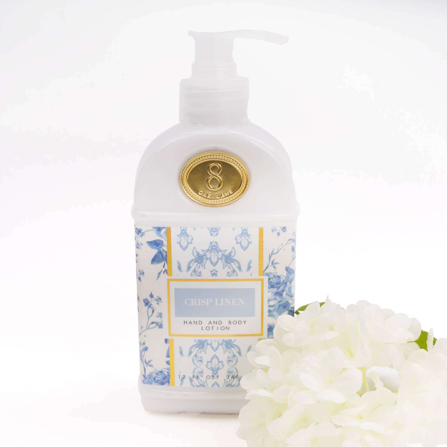 Crisp Linen 300ml Hand & Body Lotion - Jennie Dots