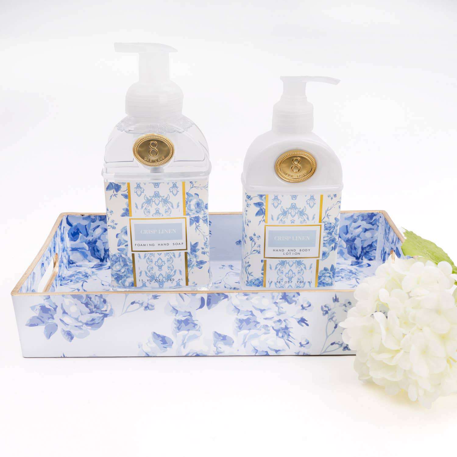 Crisp Linen 300ml Hand & Body Lotion - Jennie Dots