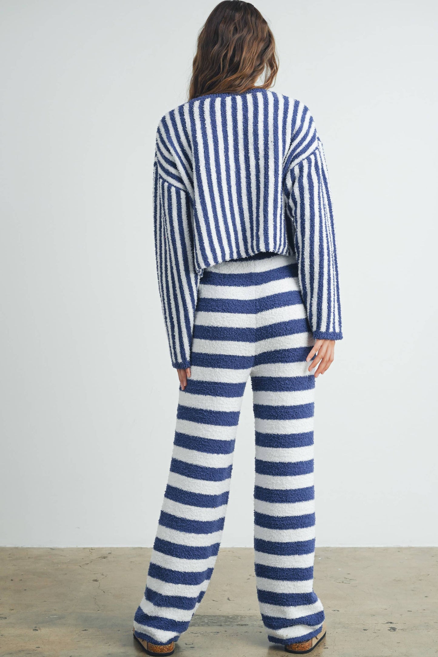 STRIPED DRAWSTRING PANTS