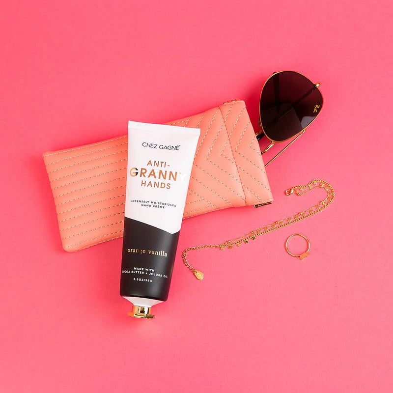 Chez Gagné - Anti-Granny Hands - Hand Cream, Funny Gift, Orange Vanilla