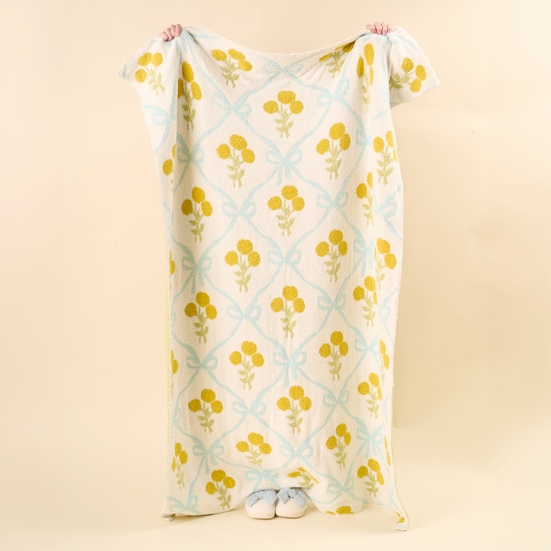 The Darling Effect - Cozy Dreams Luxe Blanket-Marigold Lane Blue