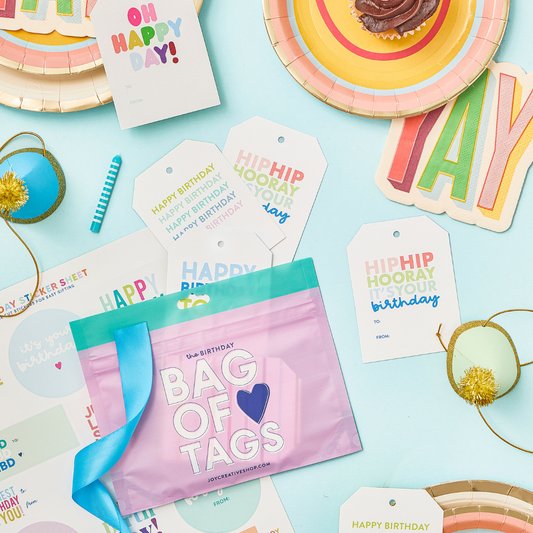Joy Creative Shop - Birthday Bag of Tags
