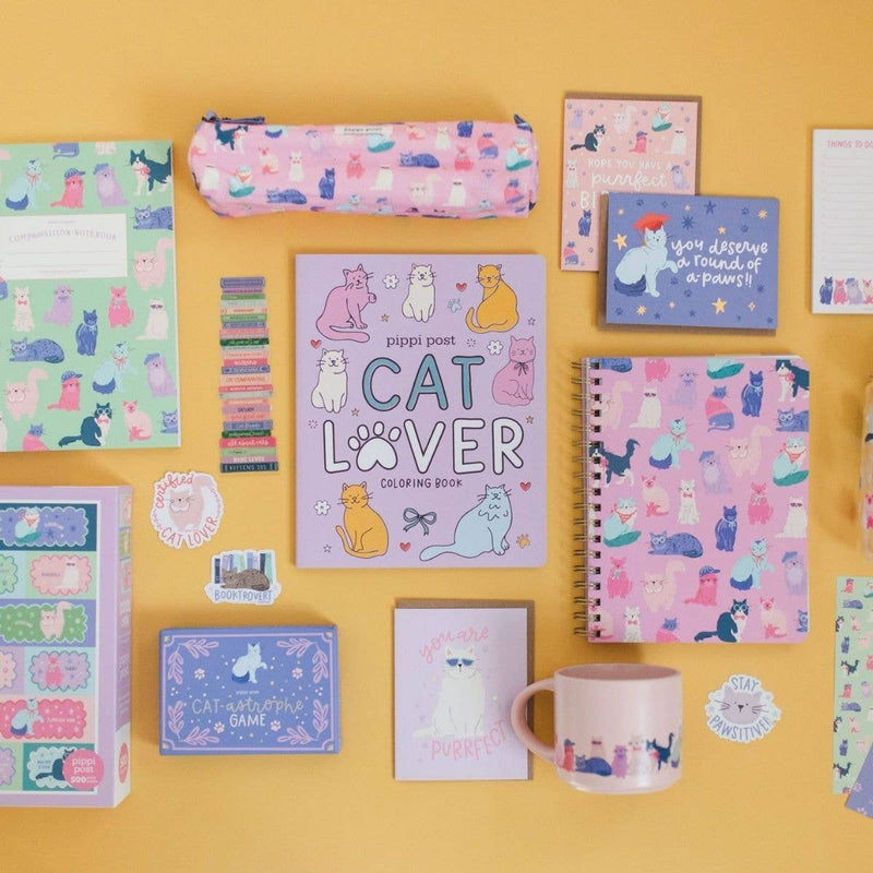 Pippi Post - Cat Lover Coloring Book