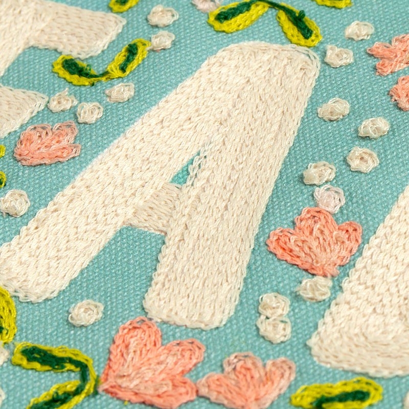 Pippi Post - Read Embroidered Canvas Banner