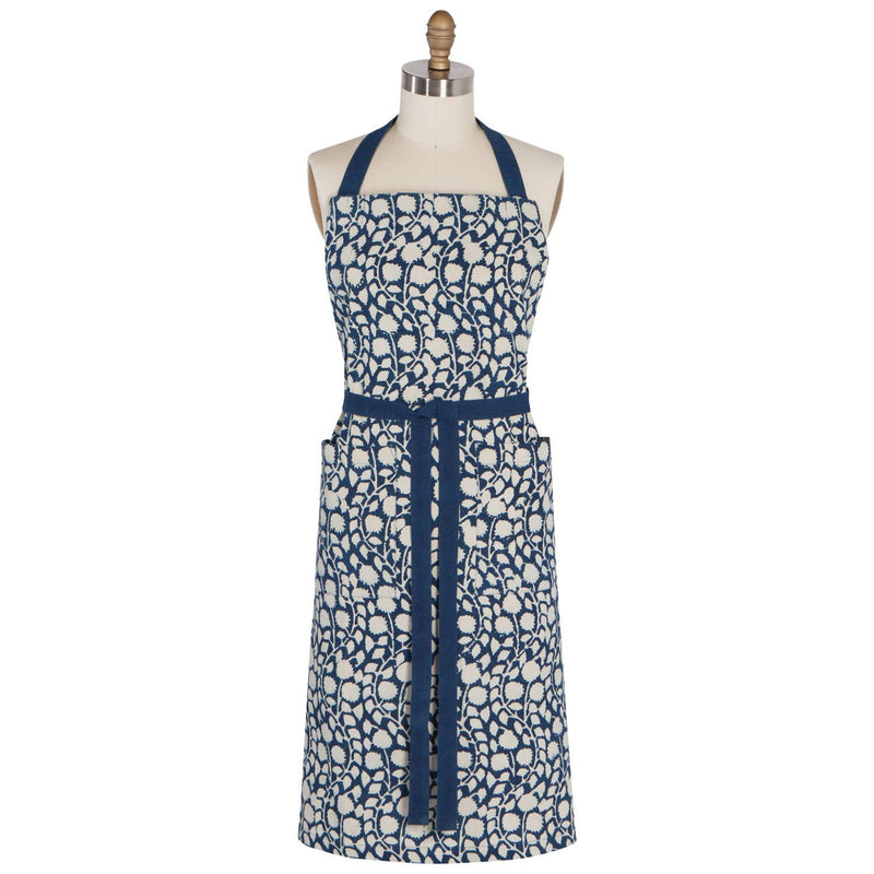 Danica Heirloom - Vinebloom Block Print Apron - Jennie Dots
