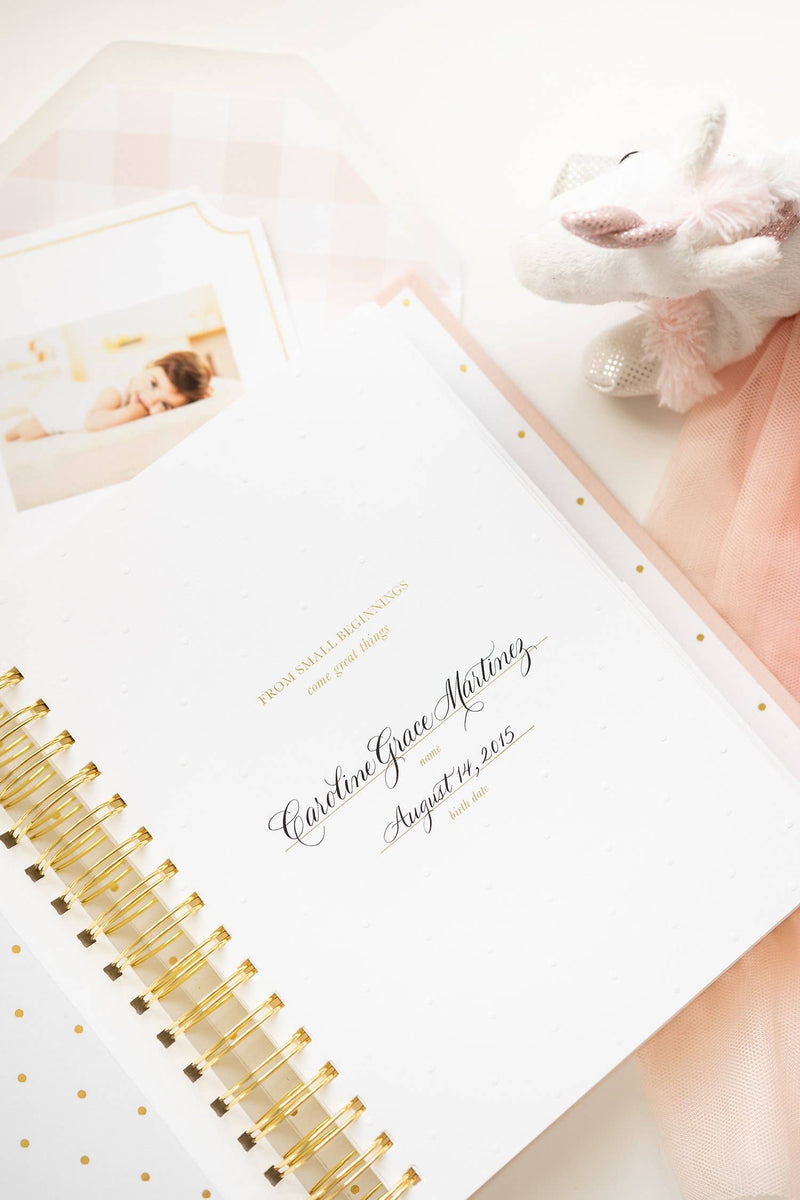 Sugar Paper - Baby Book - Pale Pink